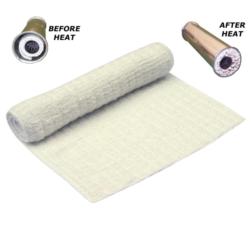 Garniture d'échappement expansible : comment les feuilles de fibre de verre thermo-expansibles remplissent un silencieux